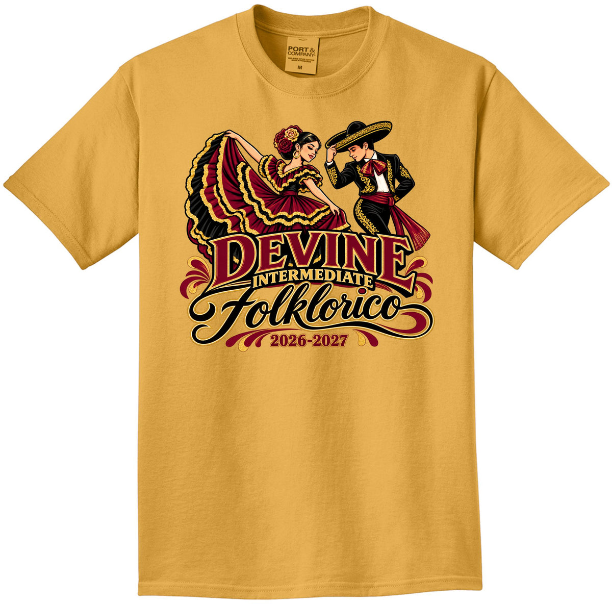 Devine Intermediate Folklorico Tee - Deadline October 14th, 202