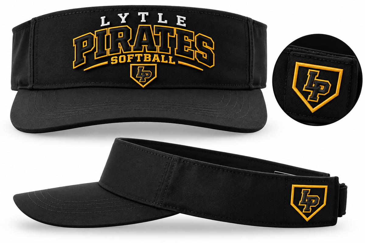 Pirate Softball Visor