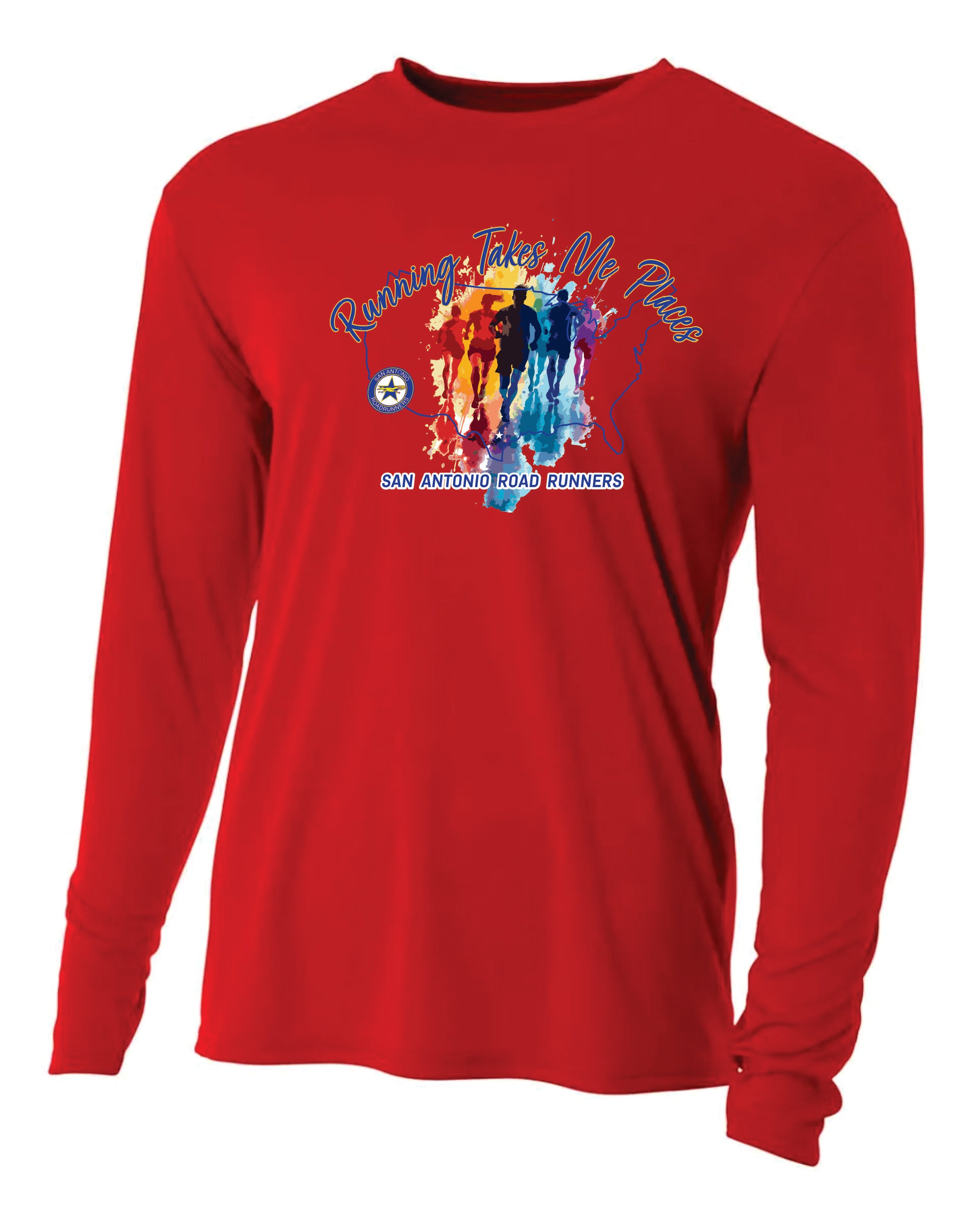 Running takes you places - Mens Long Sleeve
