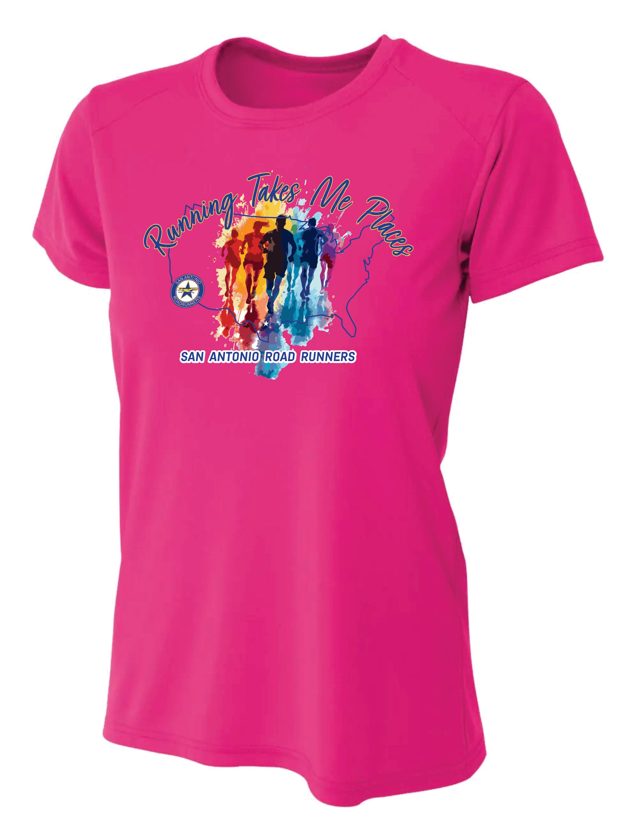 Running takes you places - Womens Tee