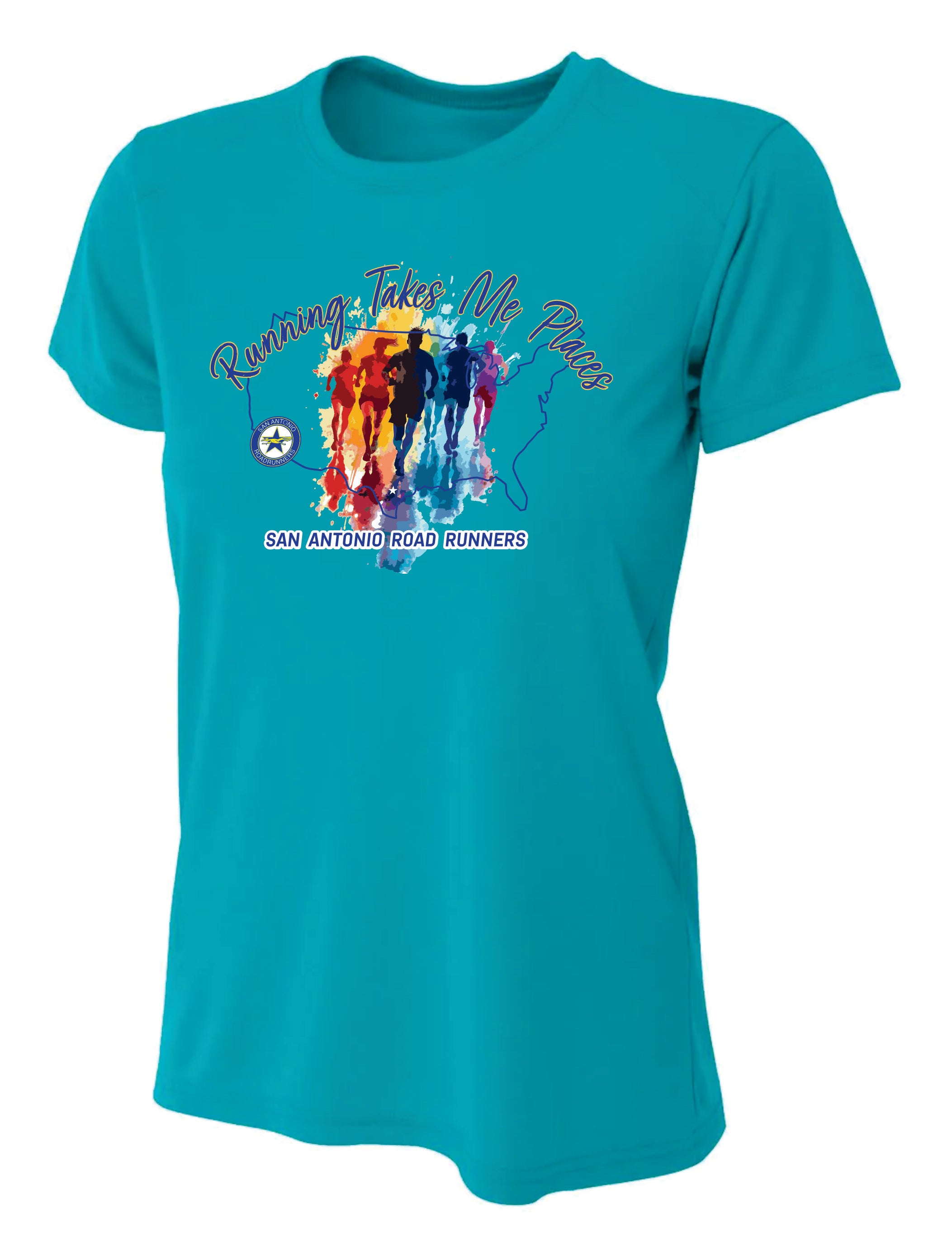 Running takes you places - Womens Tee