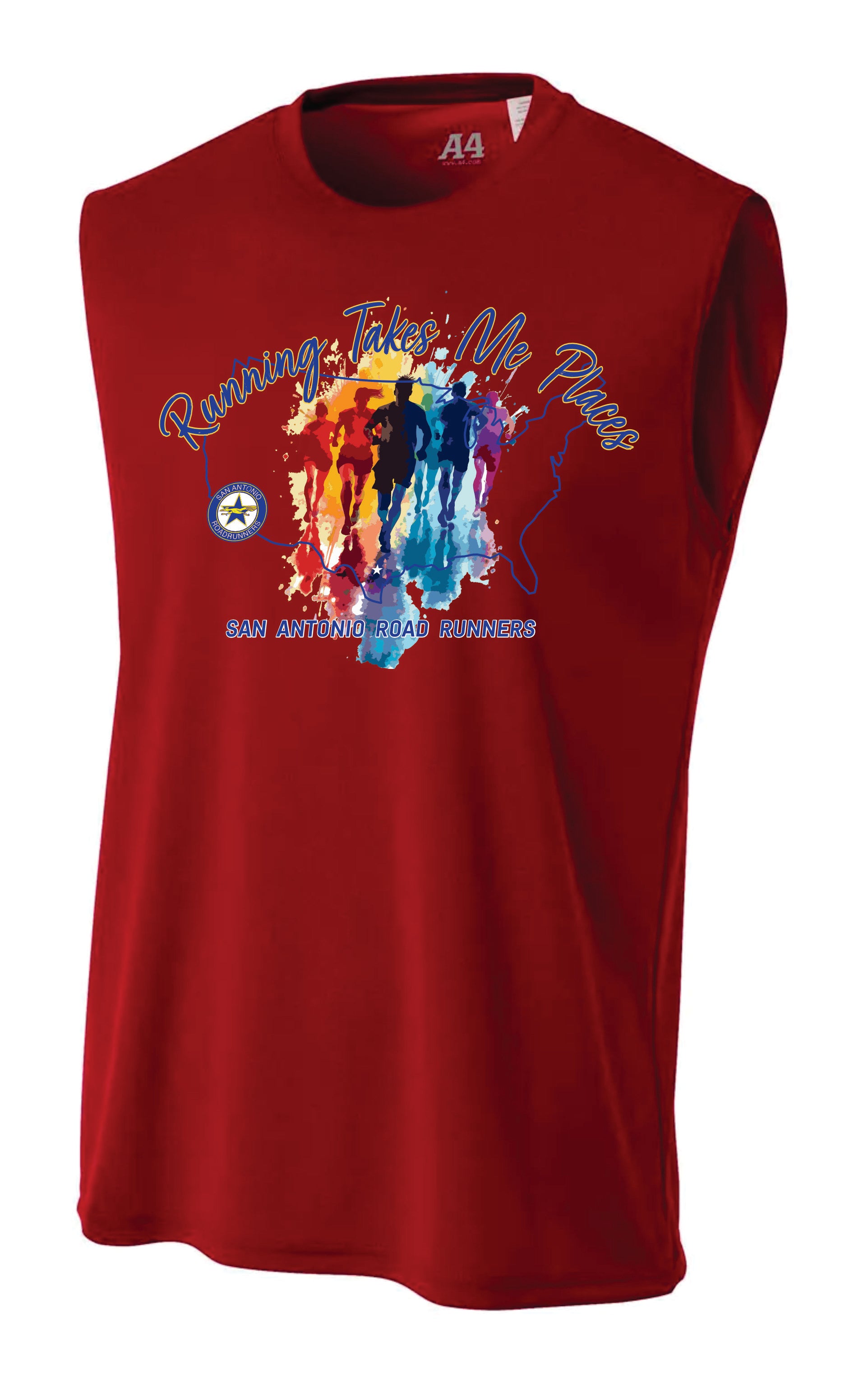 Running takes you places - Mens Sleeveless