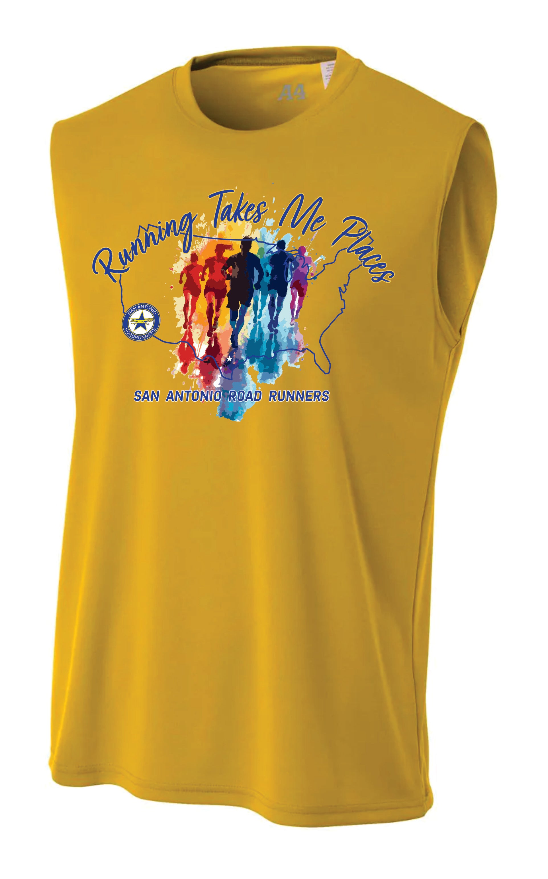 Running takes you places - Mens Sleeveless