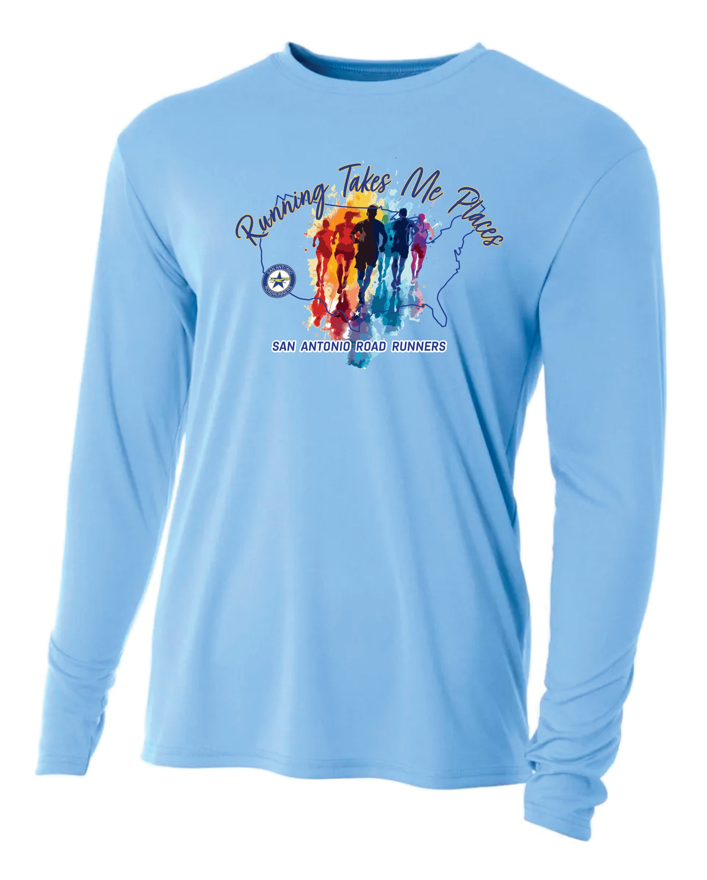 Running takes you places - Mens Long Sleeve