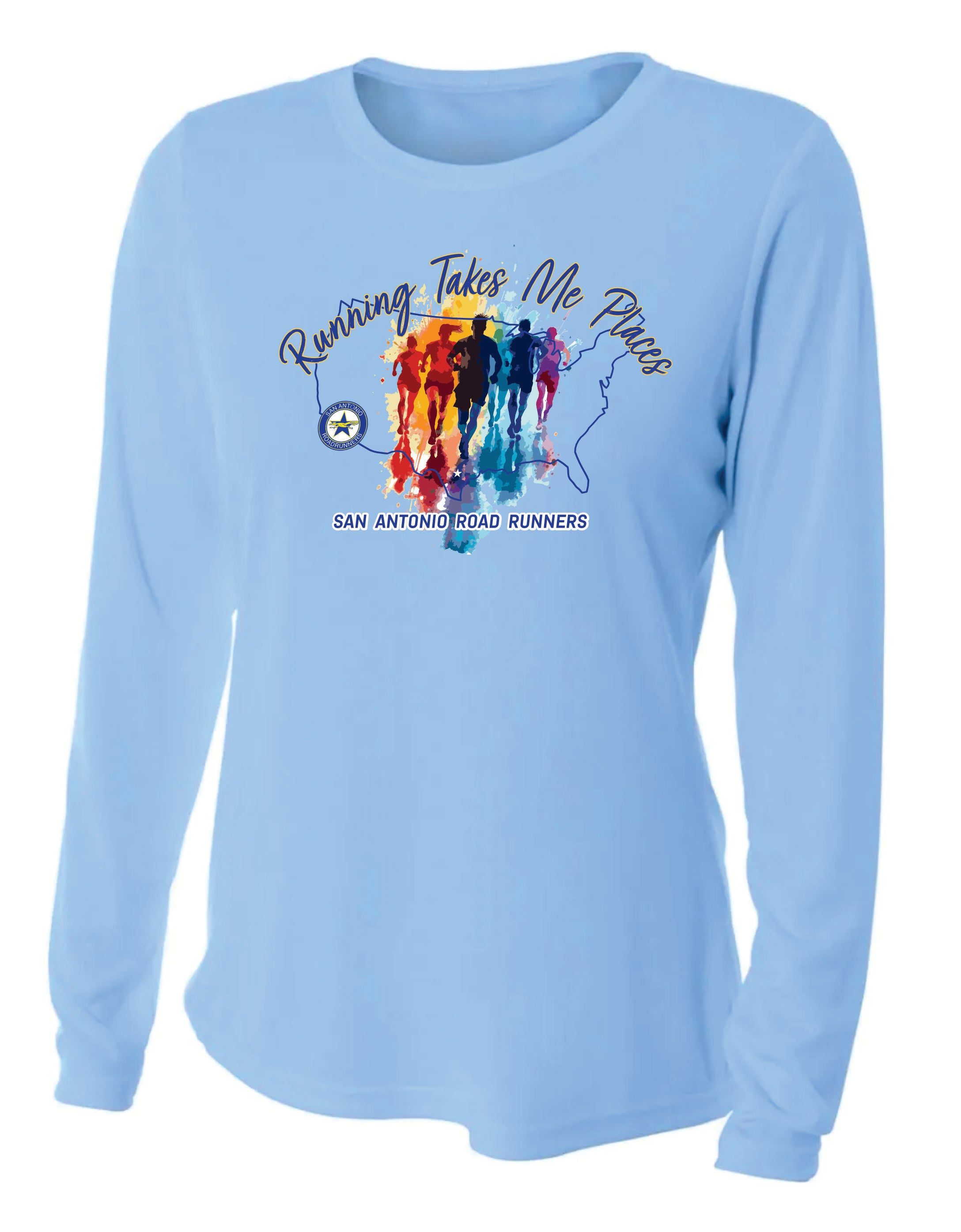 Running takes you places - Womens Long Sleeve