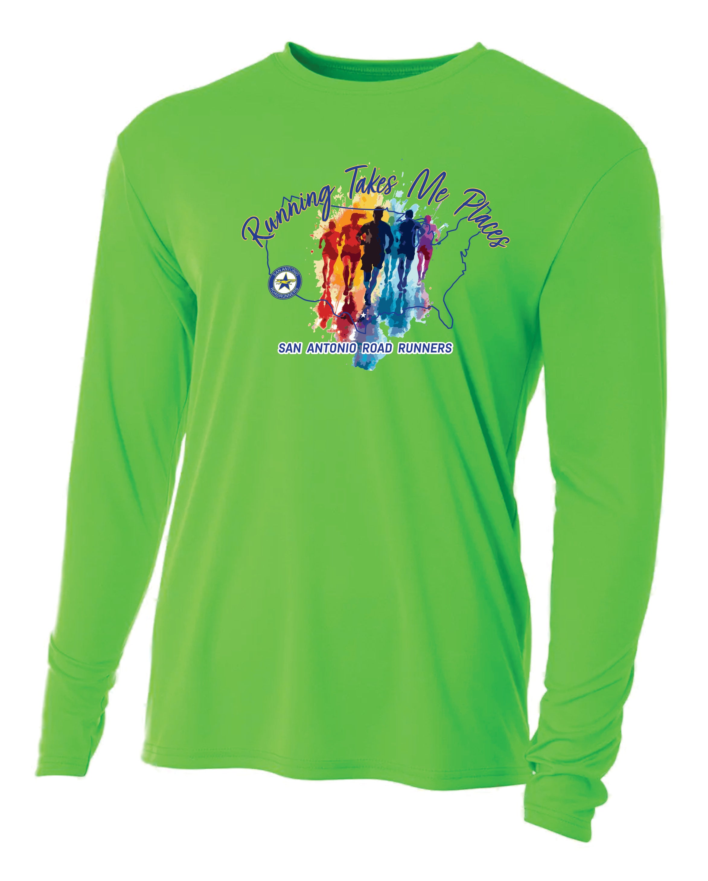 Running takes you places - Mens Long Sleeve