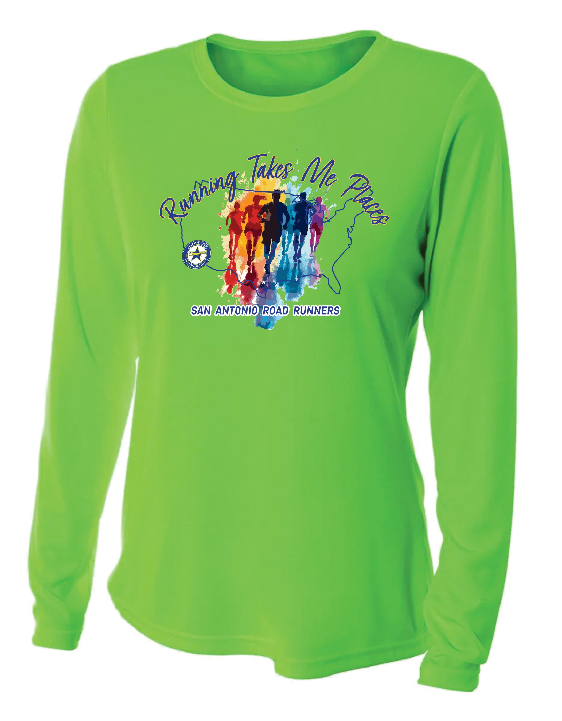Running takes you places - Womens Long Sleeve