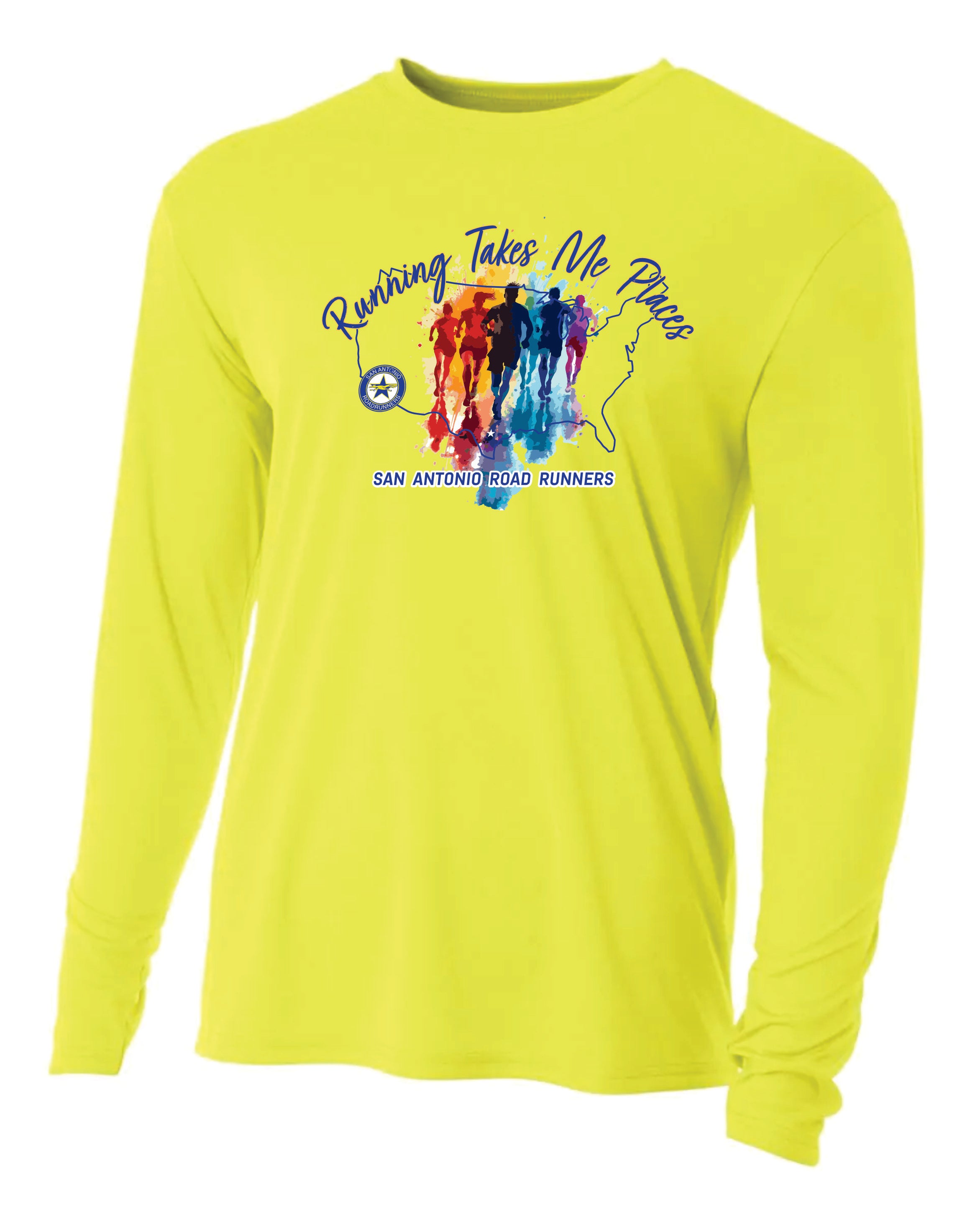 Running takes you places - Mens Long Sleeve