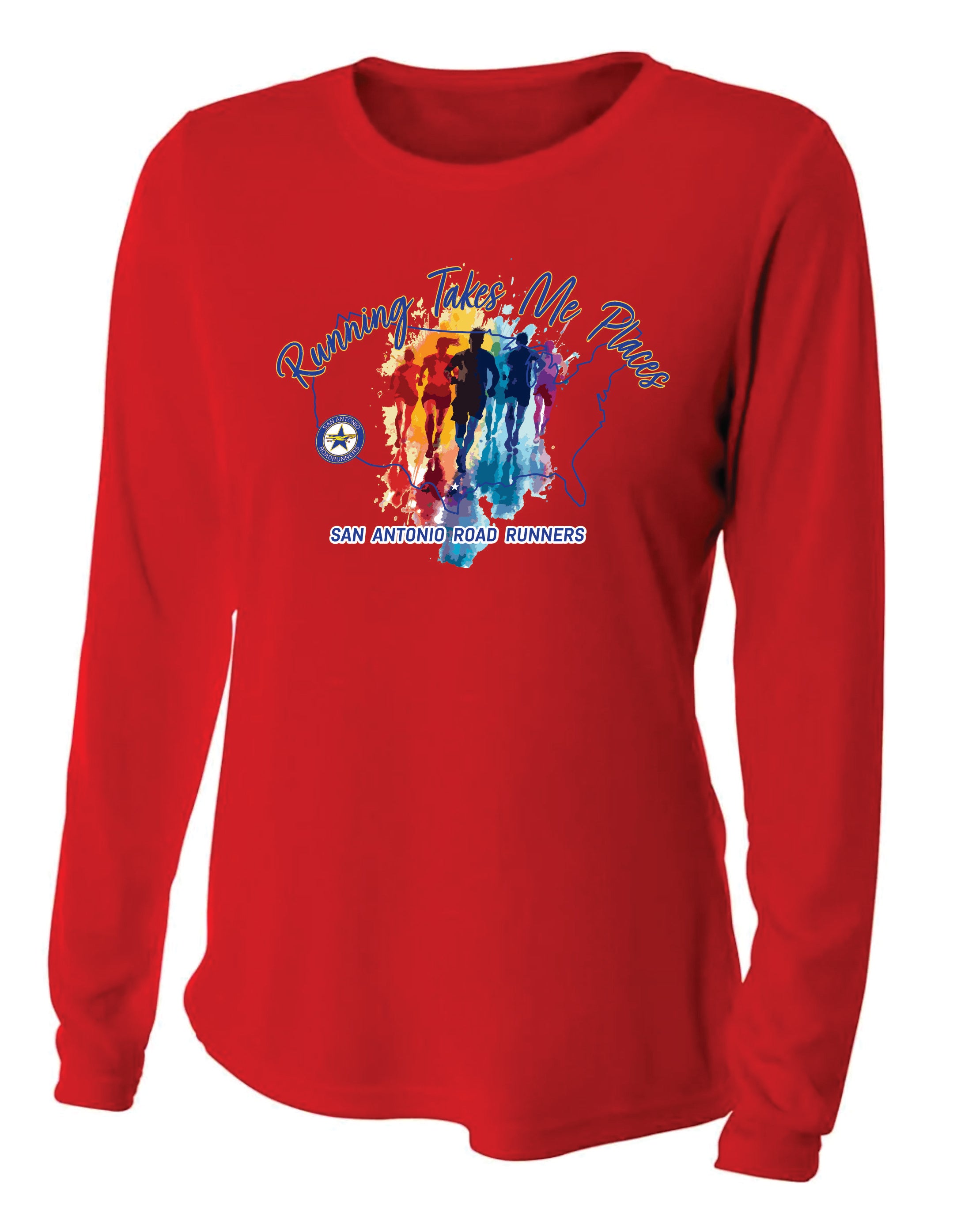 Running takes you places - Womens Long Sleeve