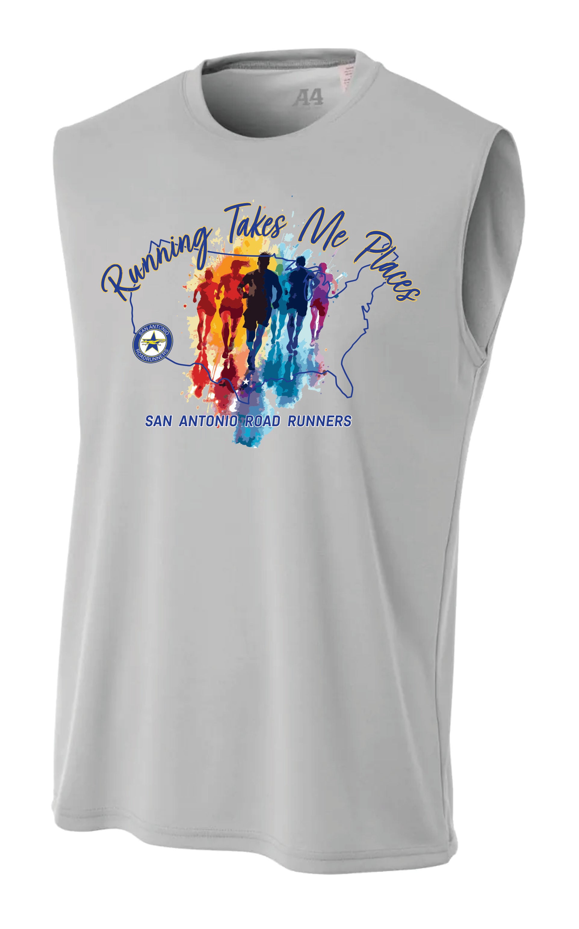 Running takes you places - Mens Sleeveless