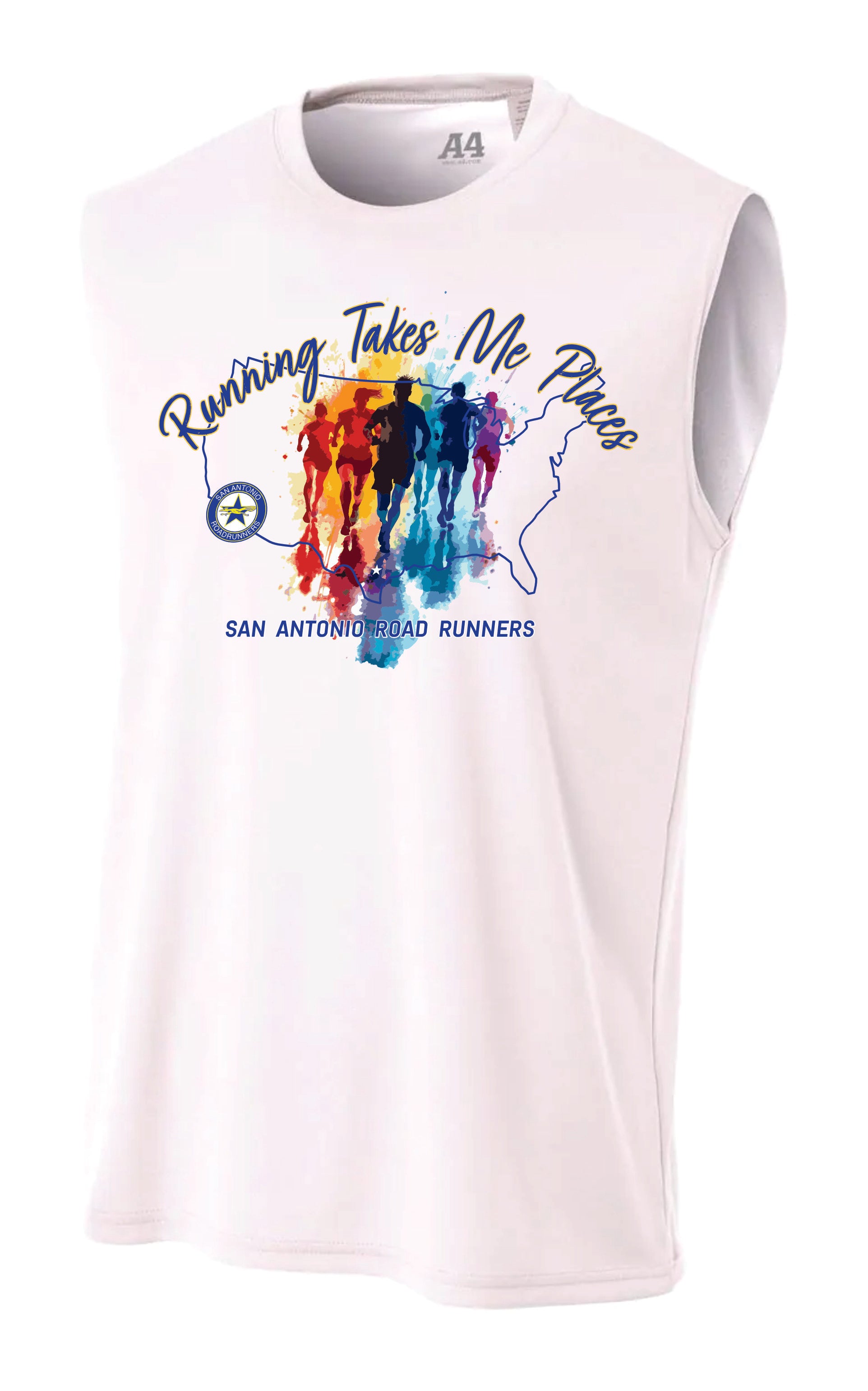 Running takes you places - Mens Sleeveless